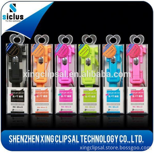Electronics accessories pen size mobile phone rk mini3 selfie stick